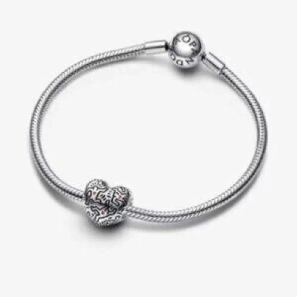 Pandora Keith Haringa x Pandora Line Art People Charm